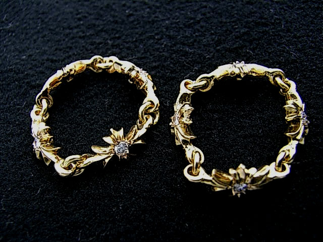 タイニーE,CHプラスリング22K,ダイヤカスタム