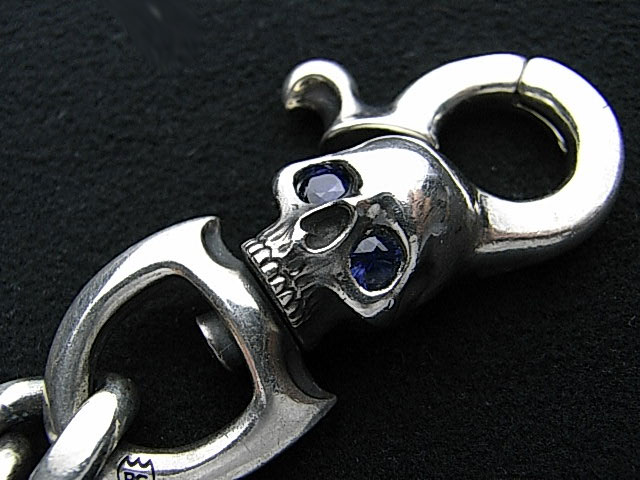 ルードギャラリーウォレットチェーン、ブルーサファイヤカスタム