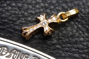 クロムハーツ ベビーファットチャーム ダイヤパヴェカスタム