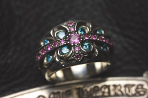 フローラルクロスリング