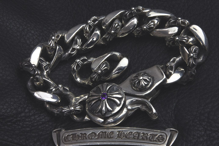 クロムハーツ、ファンシーチェーンブレスレット、カスタム