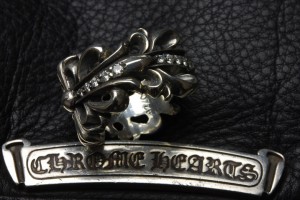 クロムハーツ、ダブルフローラルクロスリング