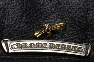 CHクロスベビーファットチャーム22K ダイヤパヴェカスタム