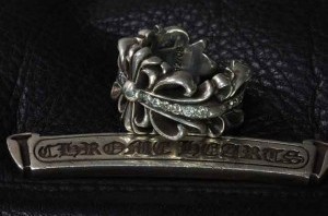 クロムハーツ　ダブルフローラルクロスリング