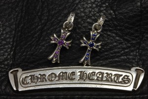 クロムハーツCHクロスベビーファットチャーム　カスタム後