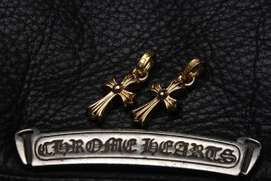 22K　CHクロスベビーファットチャーム　カスタム前