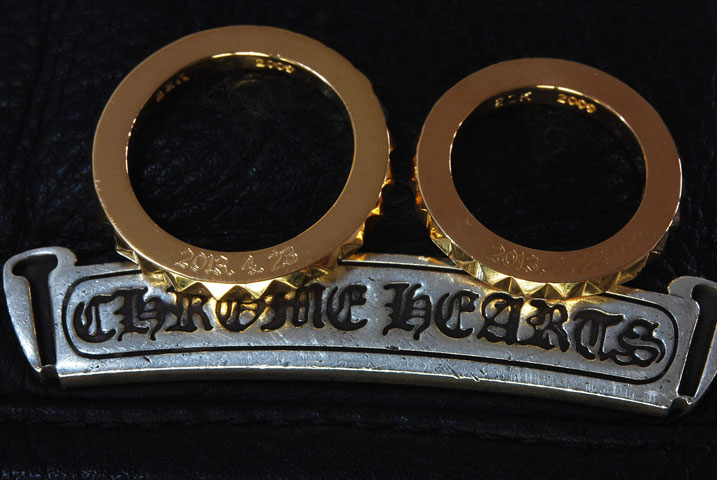 22k TFP BIG PUNKリングのマリッジリングカスタム