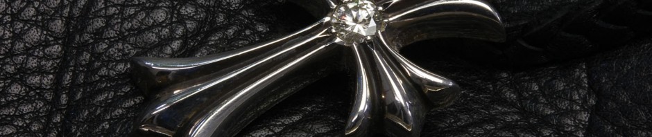 クロスペンダント1ダイヤ