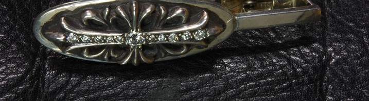 フローラルクロスバレッタを改造してダイヤパヴェカスタム