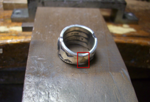 この部分にロウ付け跡を発見