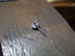 ロウ付けして磨きました。