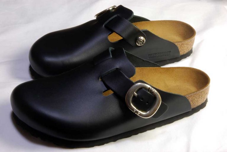 ビルケンシュトック ボストンにクロムハーツのシルバーパーツを