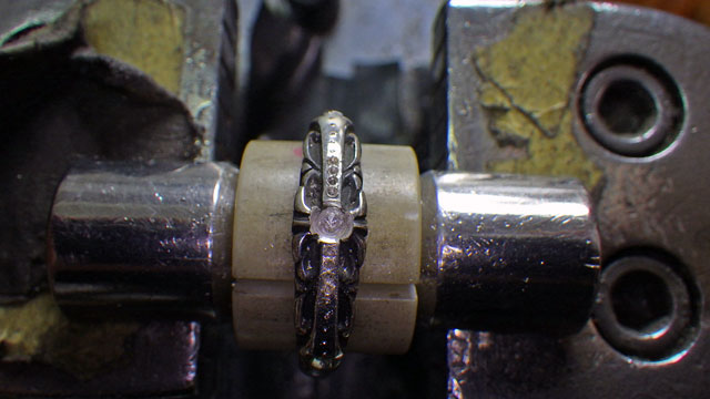 石合わせをやり直します