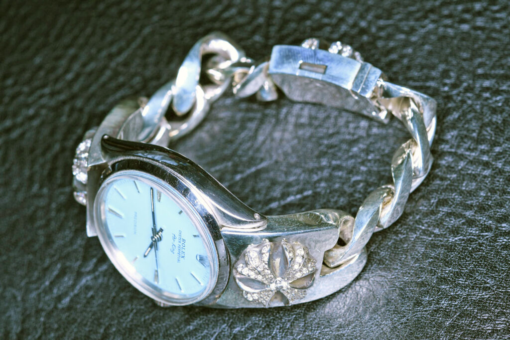 クロムハーツウォッチバンド新品仕上げのビフォーアフター