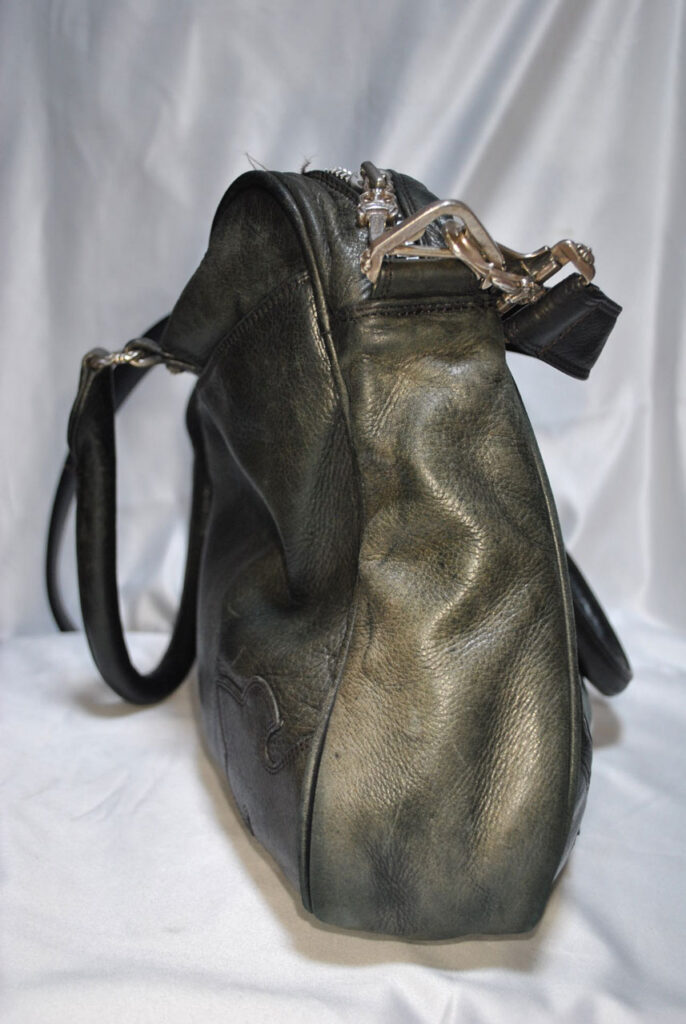 クロムハーツ 2Wayビジネスバッグ 染め直し|色褪せ・スレを黒に復元(料金目安/納期/注意点)