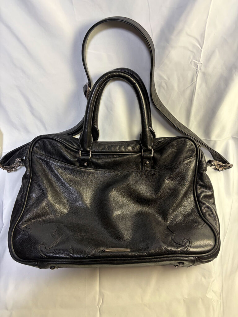 クロムハーツ ショルダーバッグ 染め直し 作業後 仕上がり