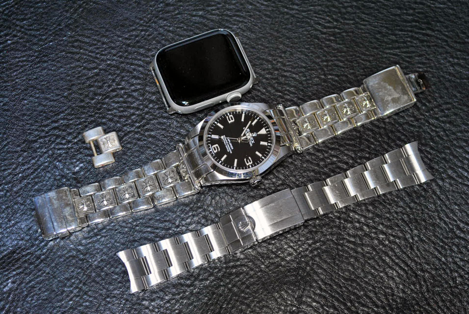 ロレックス接続部パーツの製作工程