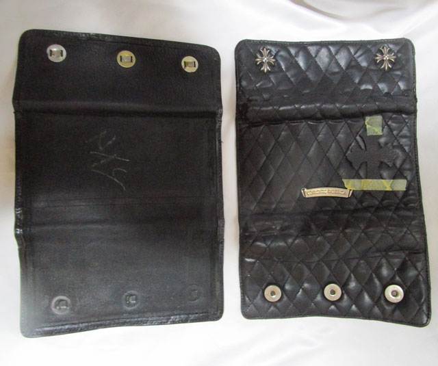 牛革で表側を作ります（左側）