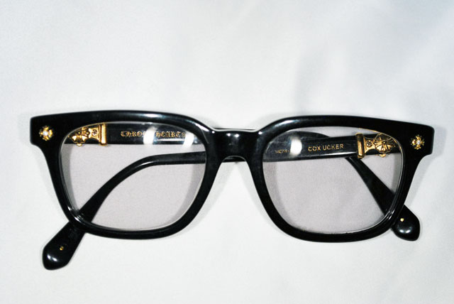稀少 美品 クロムハーツ メガネ COX LUCKER クロムハーツ メガネ  