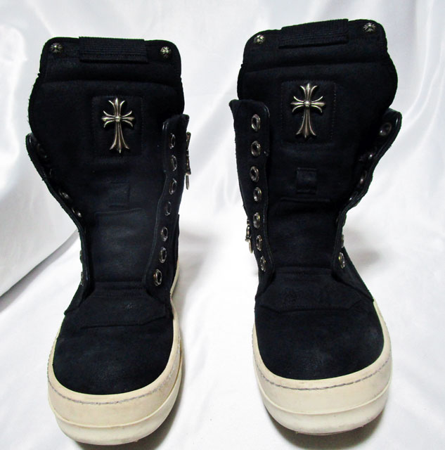 クロムハーツ×リックオウエンス スニーカー パーツ移植 前"