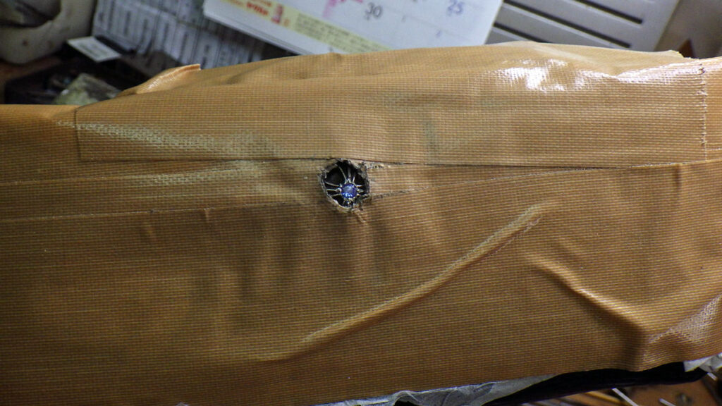 石留完成しました